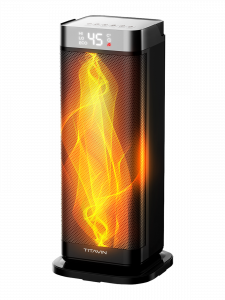 Обогреватель для дома, тепловентилятор напольный с пультом 2000 Вт TITAVIN TI-PFH001